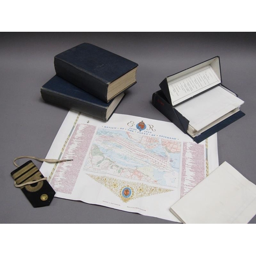 19 - A collection of Naval books and documents comprising two books - History of the Great War based on o... 