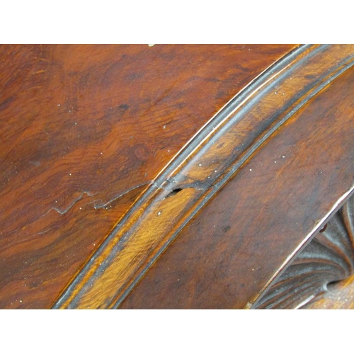 29 - A late 19c English three train bracket clock, the triple fusee movement chiming on four gongs and ho... 