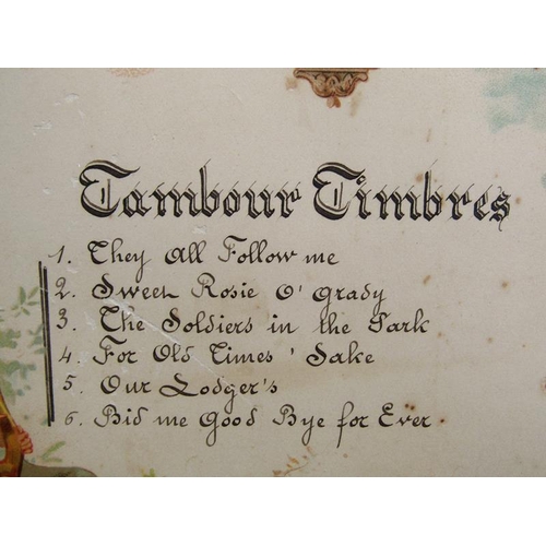 34 - A late 19c Swiss music box playing six airs on a 15.5cm long plated barrel with a fifty one tooth co... 