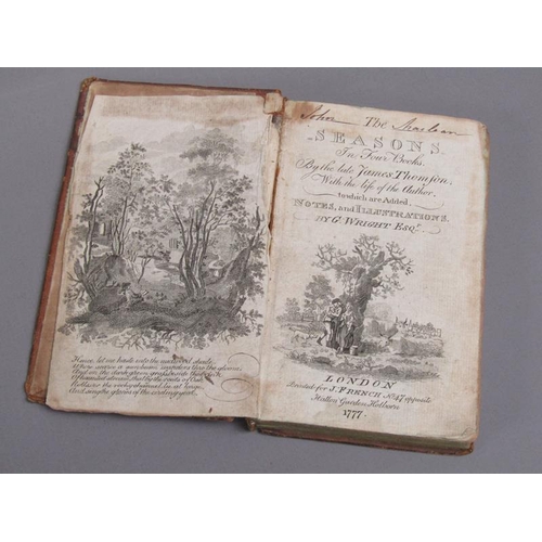 4 - A book - The Seasons in four books by the James Thompson with the life of the author to which are ad... 
