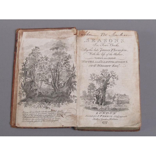 4 - A book - The Seasons in four books by the James Thompson with the life of the author to which are ad... 