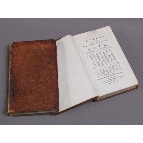 5 - Two books - Letters on the improvement of the mind addressed to a young lady, being Volumes I & II b... 
