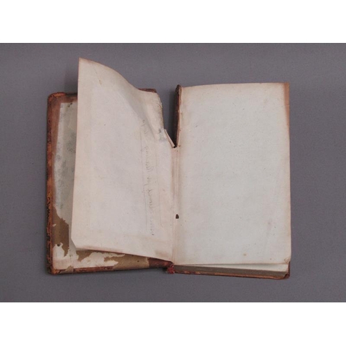 6 - Two books - The Adventurer, new edition, being volumes III & IV - brown leather cover in fair condit... 