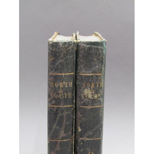 7 - Two books - North & South by the author of Mary Barton etc, in two volume, being volumes I & II, pri... 
