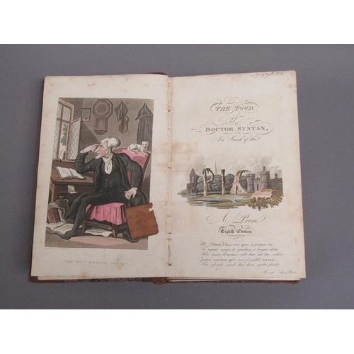 8 - Three books - The Tour, The Second Tour & The Third Tour of Doctor Syntax, volumes I, II & III, prin... 