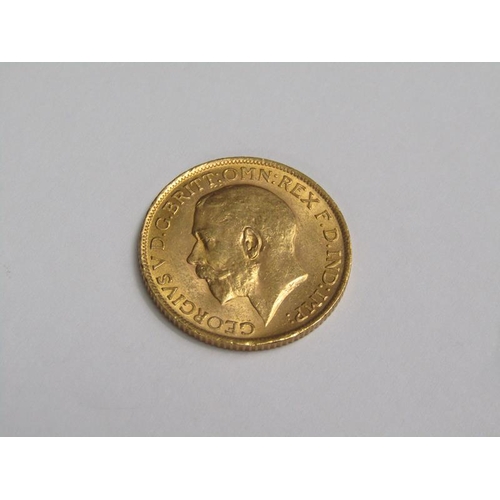 110 - A 1913 gold sovereign.