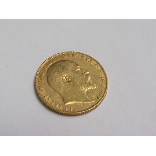 116 - A 1906 gold sovereign.