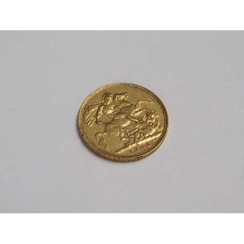 116 - A 1906 gold sovereign.