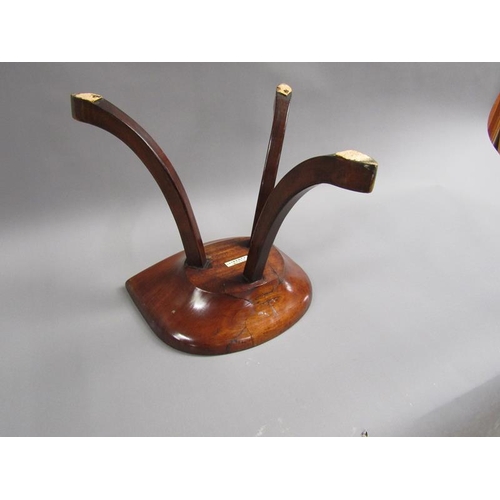 294 - An early 20c Liberty Thebes stool, 35cm w, 37cm h.