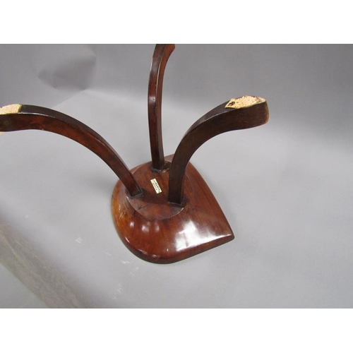 294 - An early 20c Liberty Thebes stool, 35cm w, 37cm h.