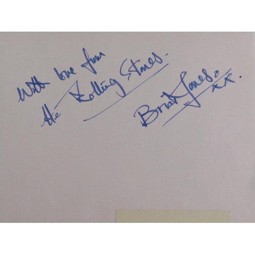 2 - A collection of The Rolling Stones memorabilia with particular emphasis on Brian Jones, includes fiv... 