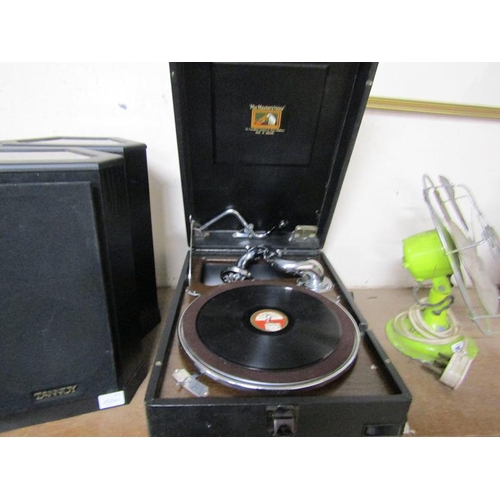 24 - VINTAGE HMV GRAMAPHONE