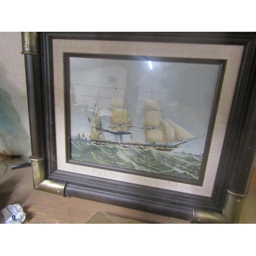 66 - PAIR OF ANTIQUE STYLE SHIP PRINTS