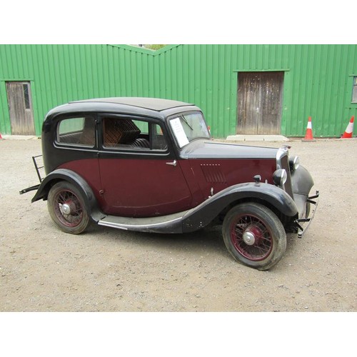 1200 - MORRIS 8HP 1937 SERIES 1, REGISTRATION BVE 785, RESTORED & REBUILD JUNE 1991-1992, NO KEY