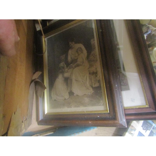 191 - BOX OF PICTURES AND ENGRAVINGS