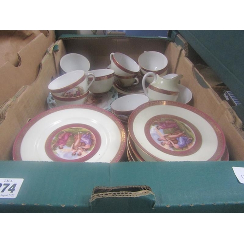 274 - CONTINENTAL PORCELAIN TEAWARES