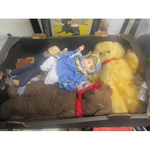 419 - VINTAGE SOFT TOYS AND TEDDIES