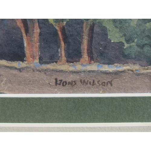 1251 - FOUR F/G WATERCOLOURS  - LYONS WILSON-  THE ROAD TO DENT STATION; SIGNED INDISTINCTLY - A ROCKY CRAG... 