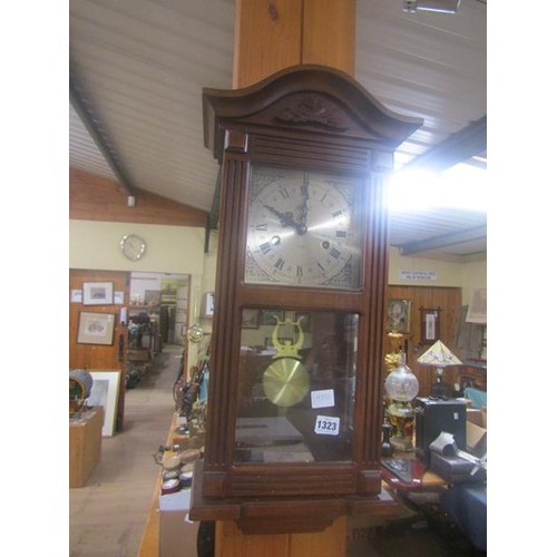 1323 - LINCOLN PENDULUM WALL CLOCK 63cms L