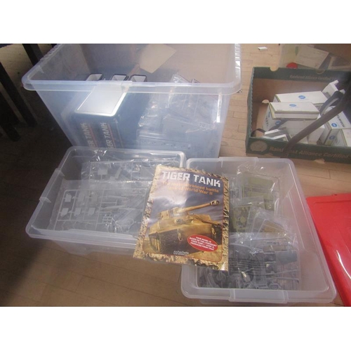 1343 - COLLECTION OF MODEL TIGER TANK KITS AND OTHERS