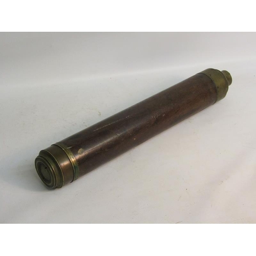 1361A - ANTIQUE TELESCOPE - 41cms L CLOSED