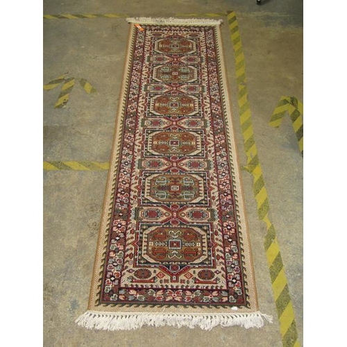 1968 - ORIENTAL WOOLLEN RUNNER, 69CM X 253CM