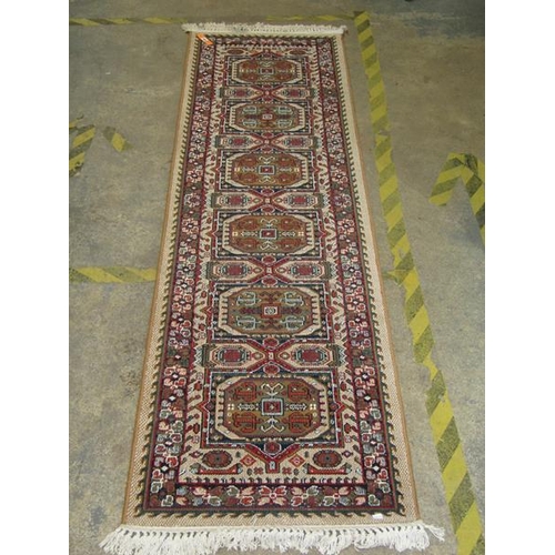 1968 - ORIENTAL WOOLLEN RUNNER, 69CM X 253CM