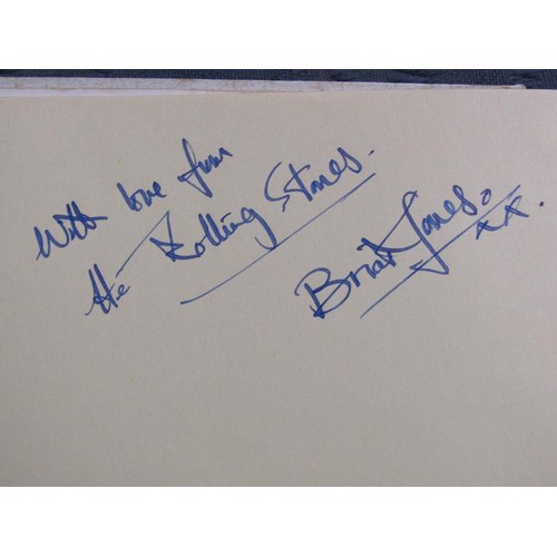 2 - A collection of The Rolling Stones memorabilia with particular emphasis on Brian Jones, includes fiv... 