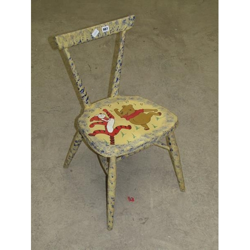 987 - PAINTED ERCOL CHAIR