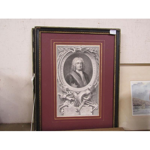 44 - ANTIQUE FRAMED ENGRAVINGS