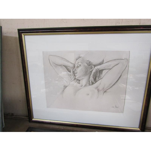 7 - COLLECTION OF BLACK AND WHITE PRINTS SIGNED VAN HOVE