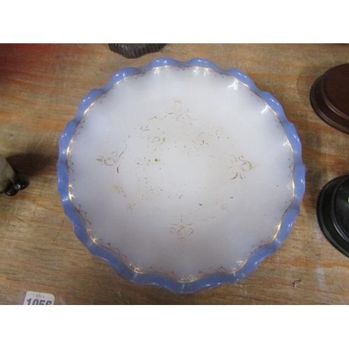 71 - VICTORIAN OPALINE GLASS PLATE