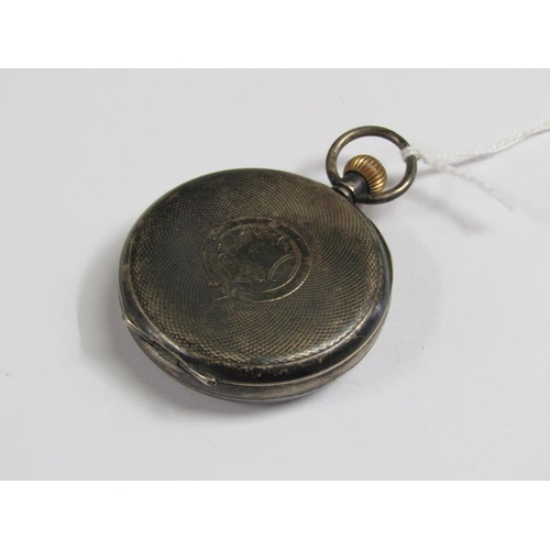 1271 - SILVER CASED POCKET WATCH