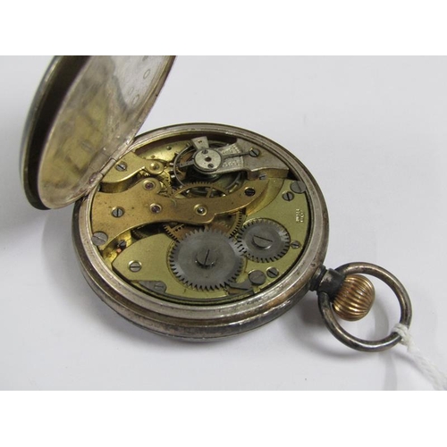 1271 - SILVER CASED POCKET WATCH