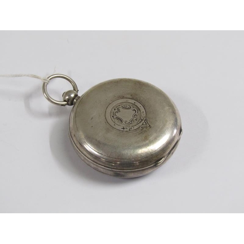 1272 - ENGLISH LEVER SILVER CASED POCKET WATCH