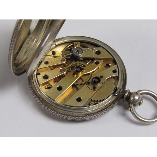 1277 - 19c SILVER CASED POCKET WATCH SIGNED C G EARL