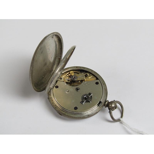 1281 - 19c SILVER CASED POCKET WATCH