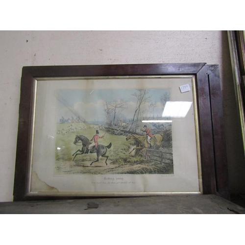 120 - FRAMED HUNTING PRINTS