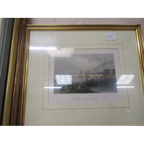 124 - FRAMED ANTIQUE ENRGRAVINGS