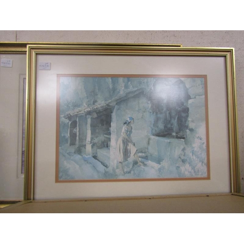 127 - COLLECTION OF WILLIAM FLINT FRAMED PRINTS