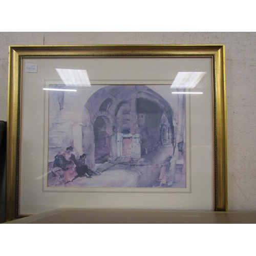 127 - COLLECTION OF WILLIAM FLINT FRAMED PRINTS