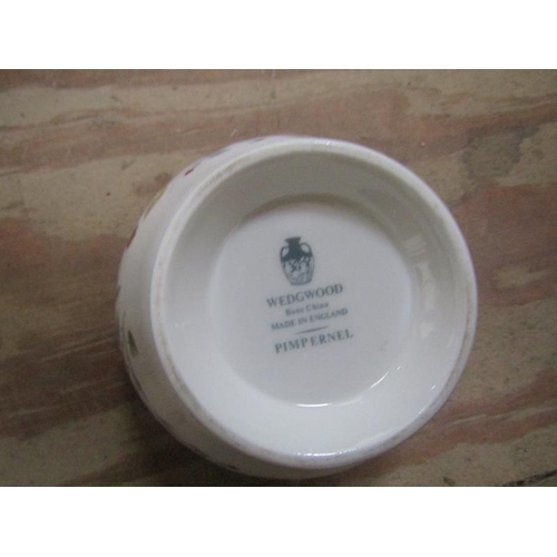 254 - BOX OF WEDGWOOD PIMPERNELL TEAWARES