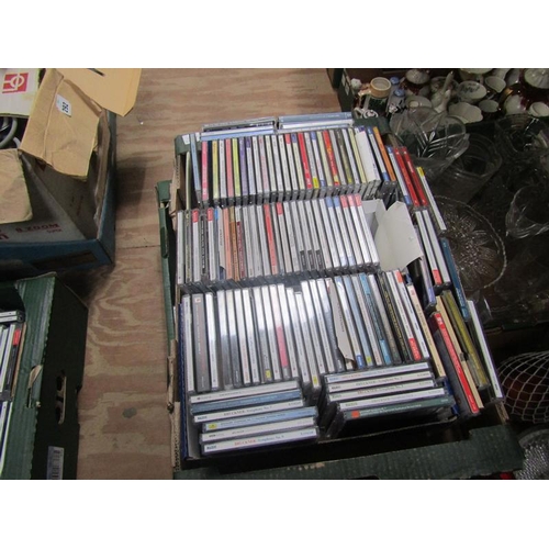 291 - THREE BOXES OF CD'S