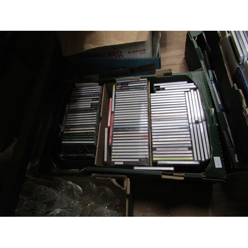 291 - THREE BOXES OF CD'S