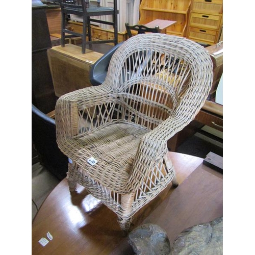 530 - CHILDS WICKER CHAIR