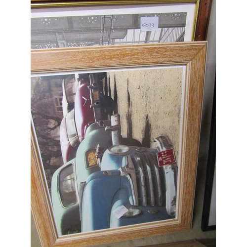 366 - QTY OF FRAMED WATERCOLOURS, PRINTS ETC TO INCL RUSSELL FLINT