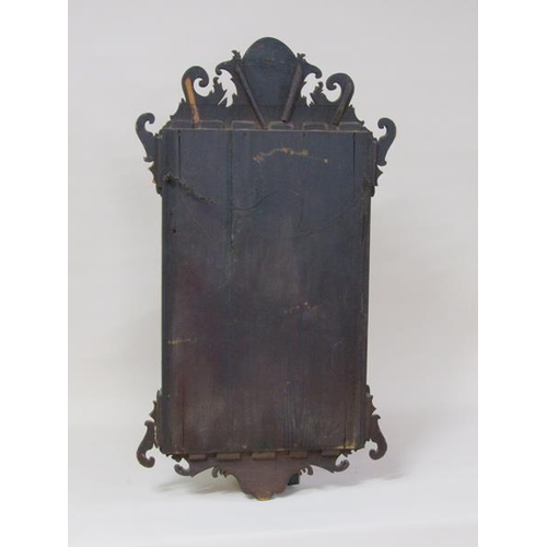 1144 - WILLIAM & MARY STYLE FRET CUT WALL MIRROR