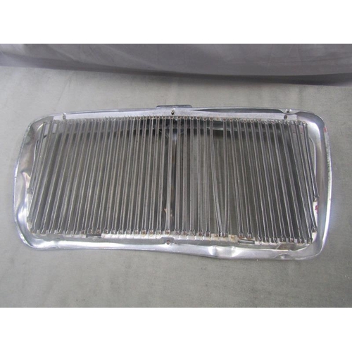 1272 - VINTAGE MG CAR GRILLE, 67CM W