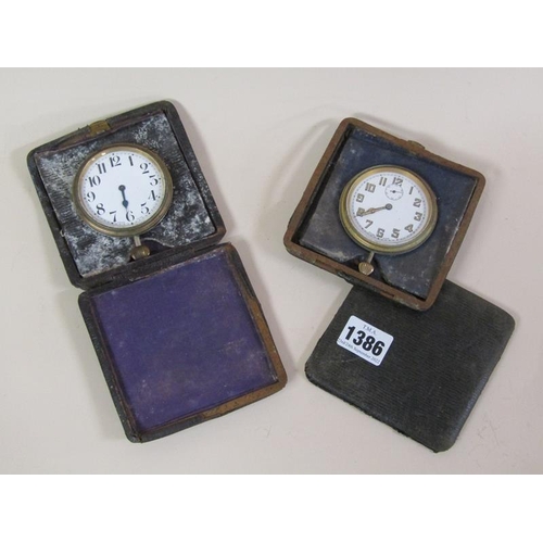 1386 - TWO STATION MASTERS TYPE WATCHES WITH BOXES