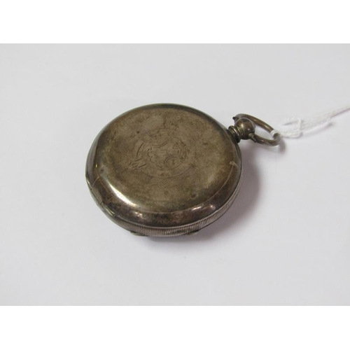 1416 - SILVER CASED POCKET WATCH